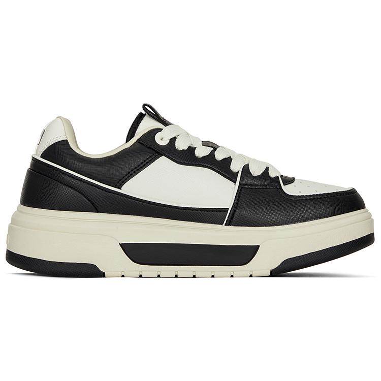 New MLB Chunky Liner 24SS New York Yankees Low Top Skateboard Shoes Unisex Black 3ASXCLS4N-50BKS