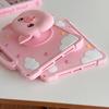 Retractable Stand Protective Case for iPad Air A16 with Pig Design
