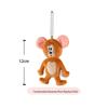 Tom & Jerry Plush Toys: Cat Pendant & Mouse Keychain Charms for Kids