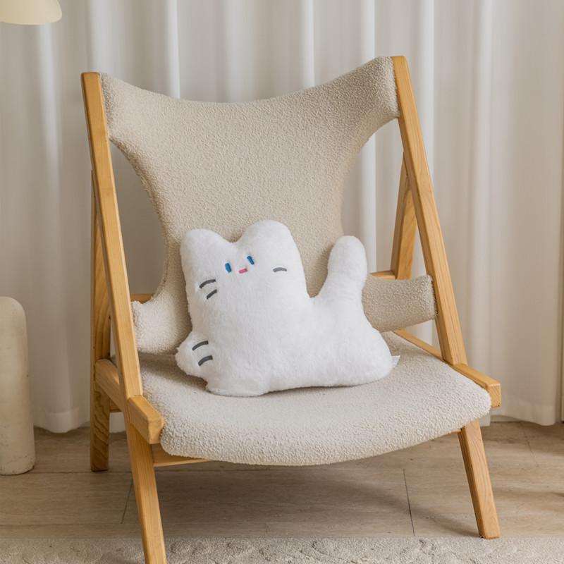 Kawaii Plushie Cats Black Pillow Stuffed Animals Cat Plush Pillow Cushion Soft For Sofa Decoration Lovely Cat Toys For Girls
