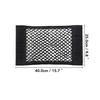 Car Trunk Mesh Back Seat Elastic Cage Auto Seat Back Storage Net Fixed Straps Extinguisher Storage Net Bag Car Trunk Organizer