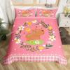 Cute Cartoon Capybara Print Bedding Set Duvet Cover Adult and Children Bedding Set Luxury Gifts Home Textileextile