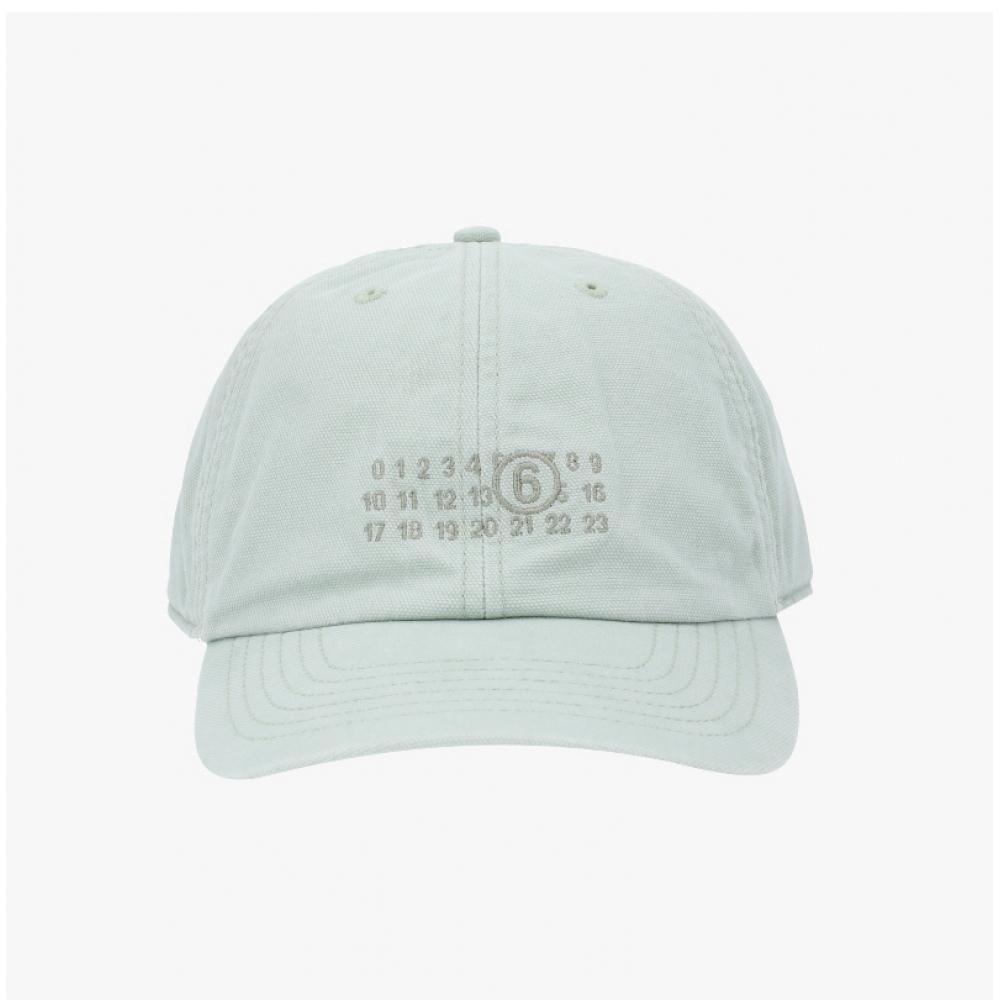 Maison Margiela Mm6 Logo Baseball Cap Sh0tc0008 M35346