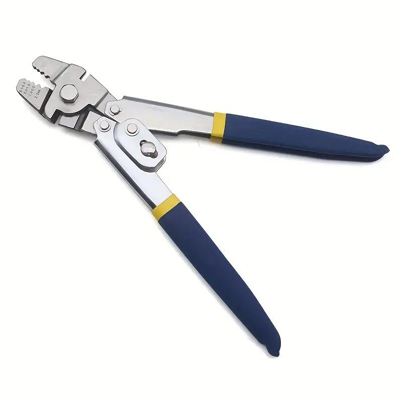 

Инструмент для обжима троса, обжим кабеля до 2,2 мм(2/32 дюйма) с 160 шт. 4-х размеров алюминиевой двухствольной муфтой-петлей