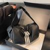 Gestreifte Reisetasche mit großem Fassungsvermögen für Damen, Schultertasche, Umhängetasche