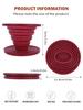 Heat Resistant Collapsible Silicone Coffee Dripper Cup Outdoor Travel Camping Conical Coffee Filter Hand Brewed Coffee Maker