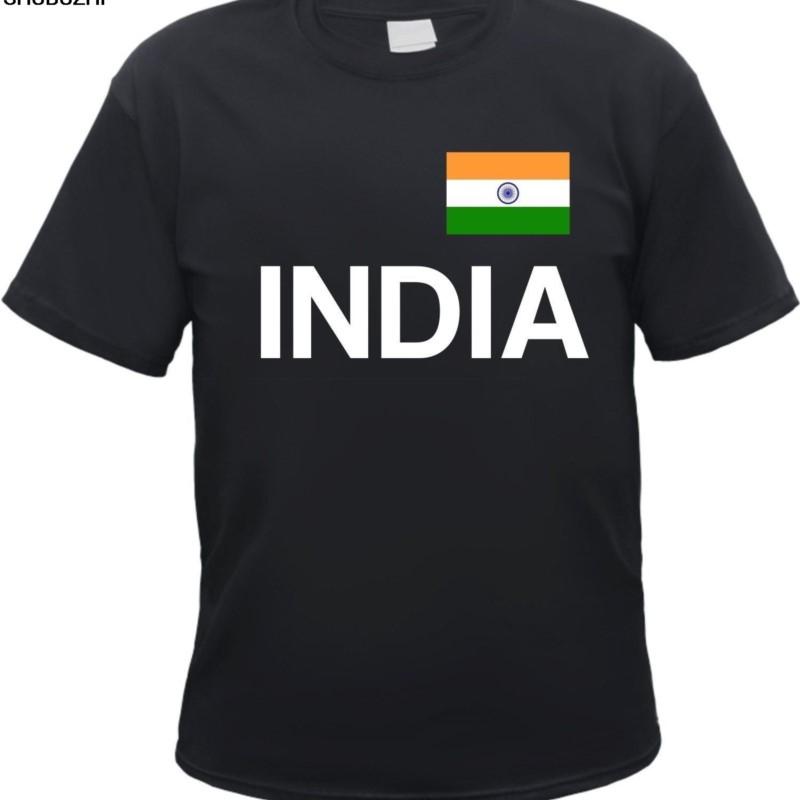 

India TShirt with Flag Print Indian Delhi Hindi men cotton tshirts 4XL 5XL euro plus size drop 4XL