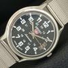 VINTAGE SEIKO 5 AUTOMATIC 7005A JAPAN MENS BLACK COLOR DIAL WATCH A709366-1