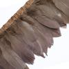 2M Dyed 13-18CM White Goose Feather Trims Real Geese Feather Ribbon Fringe  Dress Skrit DIY Craft Sewing Material Feathers