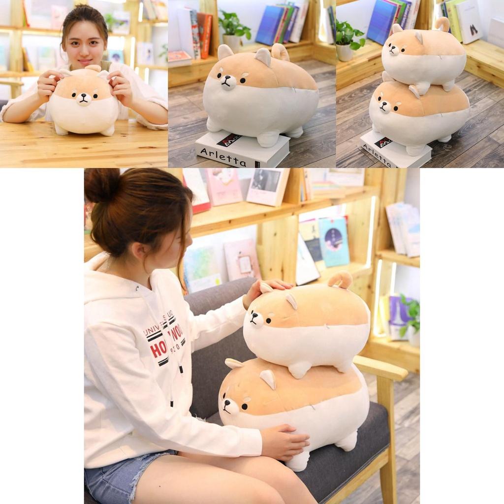 Cozy Shiba Inu Plush Toy In 40/50cm Sizes Perfect For Snuggling And Decoration