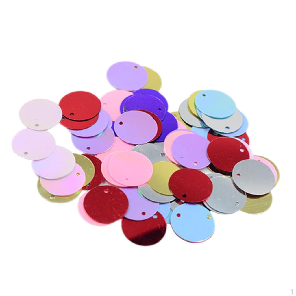 Round PVC Sew On Sequins Paillettes For Garment Dress Decor