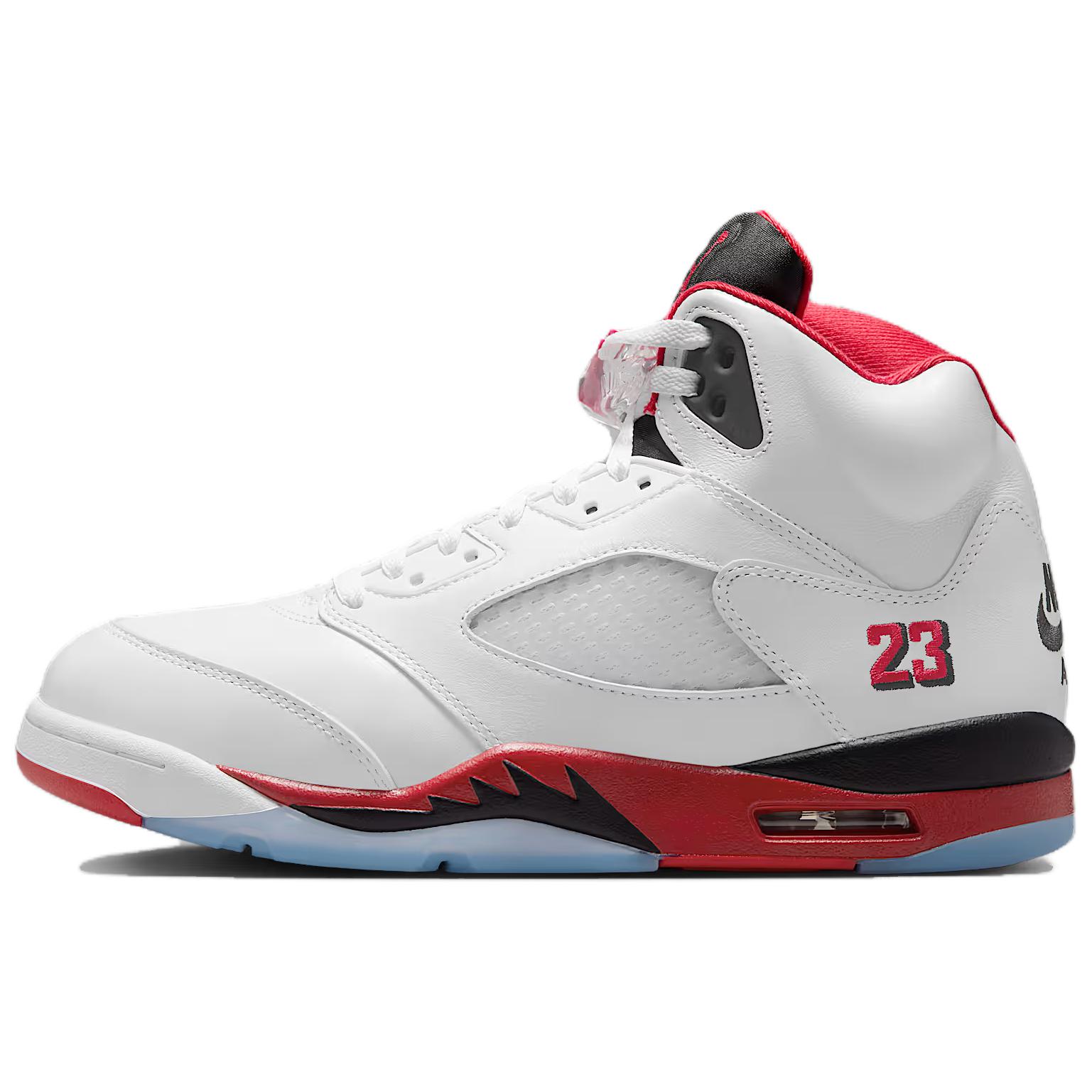 

Новые JORDAN 5 Retro Fire Red Черный Язычок 2025 HQ7978-101 42.5