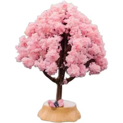 Green Miniature Tree Ornament for Car Dashboard Artificial Plastic Plant Decoration Suitable for Most Vehicles