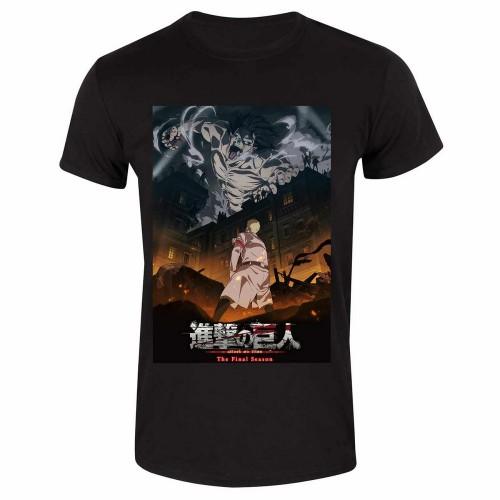 

Attack on Titan Unisex Adult Final Season Poster T-Shirt M