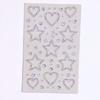Beautiful Shiny Crystal Rhinestones Pearl Star 3D Stickers Scrapbook Phone Case DIY Decorations Dance Show Makeup Face Stickers
