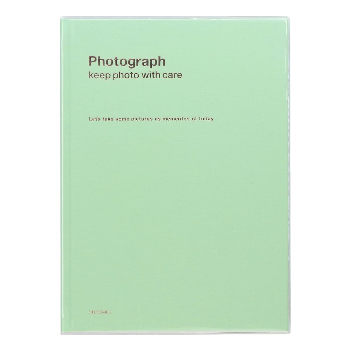 PD Photo Album Basic L holds 60 Commemorative Bound Mounting Pages [Delfonics] (L-size, photos), Album, Type, Adhesive, (Mint) мятный