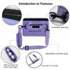 Golf Club Bag With Side Pocket Nylon Golf Club Carrier Bag Carry Driving Range Travel Bag Golf Training Organizer