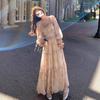 French Printed Chiffon Dress for Women's Spring and Autumn New Gentle Temperament, Thin and Beautiful, Popular Fairy Dress