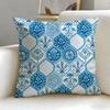 Moroccan Pattern Cushion Cover Soft & Easy-Wash Pillow Case – Versatile For Couch, Bed, Travel And Office