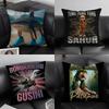 Italian Brain Rot Meme Tralalero Tralala Pillow Case Sofa Short Plush Double-Sided Hd Printing Room Home Office Cushion Cover