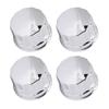 4Pcs ATV Tire Wheel Hub Cap Electroplating Finish Center Wheel Hub Cap Cover for 8Inch 10inch 12inch 14inch Alloy
