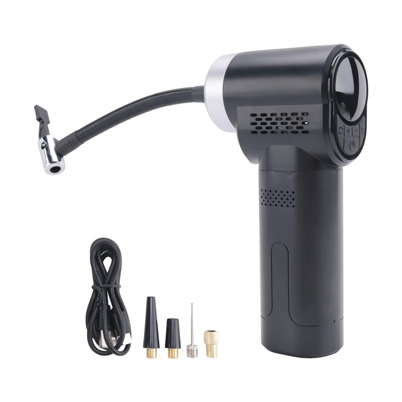 

2025 Trend EAFC Portable Air Compressor Wireless Or Wired Inflatable Pump Portable Digital Tire Inflator For Car, Bicycle, Balls