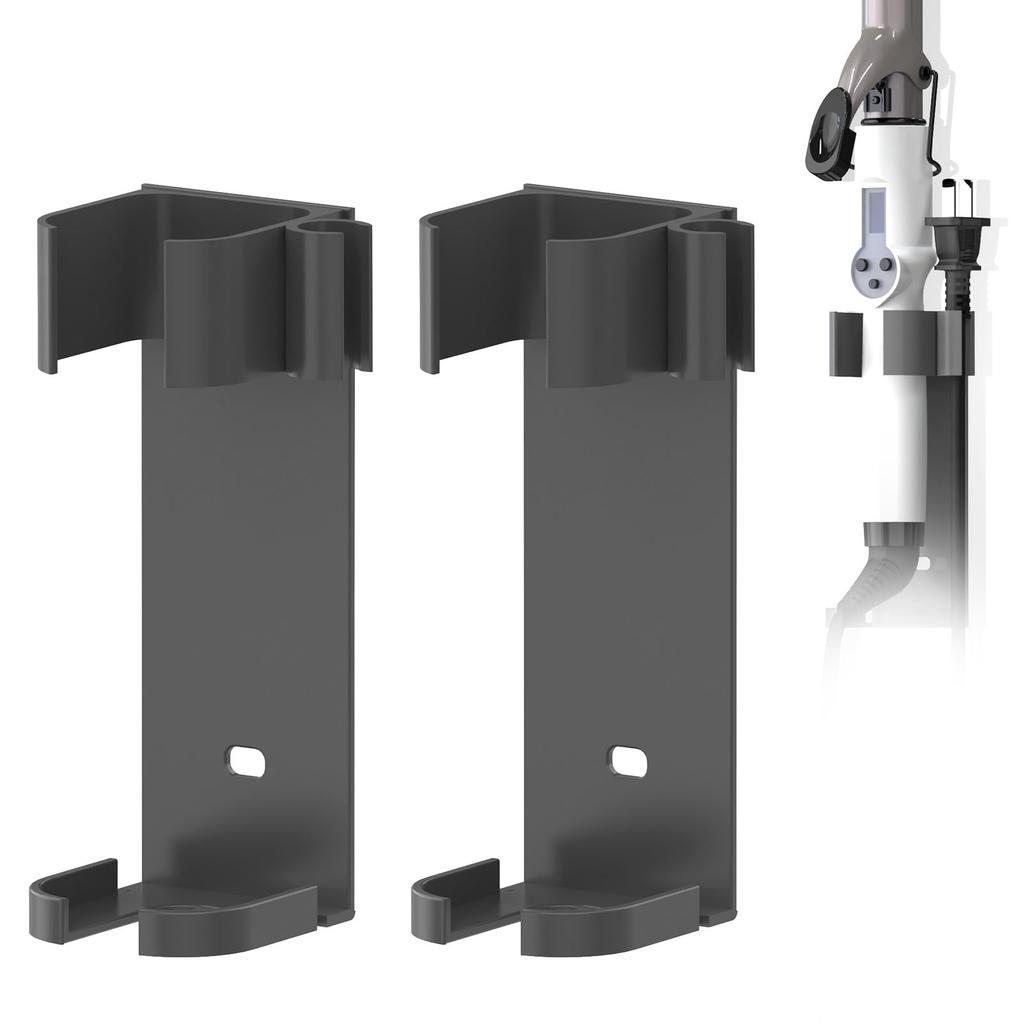 Linkidea Curling Iron Holder Wall Hair Styling Tool Storage Barber Hanging Rack Stick Stand for Flat Curling Hair and Combs 2-Pack Mount, Organizer,