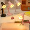 Mini Desk Lamp LED Portable Night Light Clip On for Fairy Garden