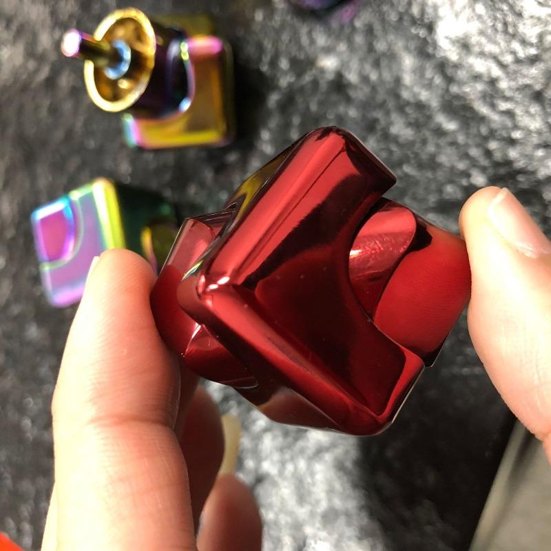 Mini Metal Cube Fidget Spinner Toy EDC Hand Stress Relief Cubes Anti-Stress Desk Toy Focus Finger Gyro Office Gift for Adults