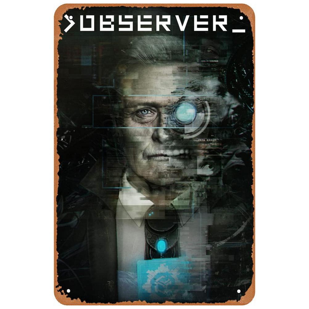 Metal Tin Signs Plaque Video Game Wall Decoration Vintage Art Posters Iron Painting for Man Cave Home Cafe Game Room Club Bar