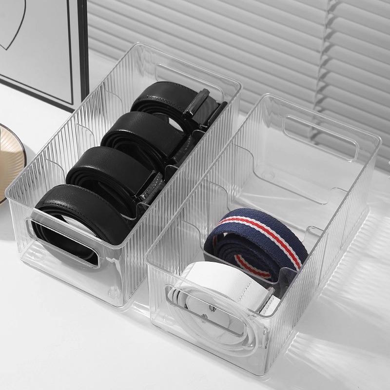 Special Belt Storage Rack for Belts, Scarves and Headscarves. Multi-functional Household Acrylic Compartmentalized Shelf for Display.