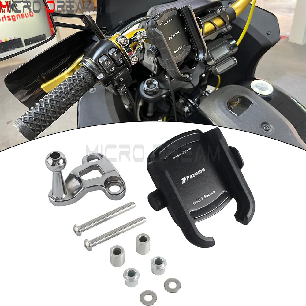 For Harley Road Glide FLTRX Limited FLTRK Special FLTRXS Ultra FLTRU Motorcycle Phone Holder Bracket Shock Absorpt Phone Stand