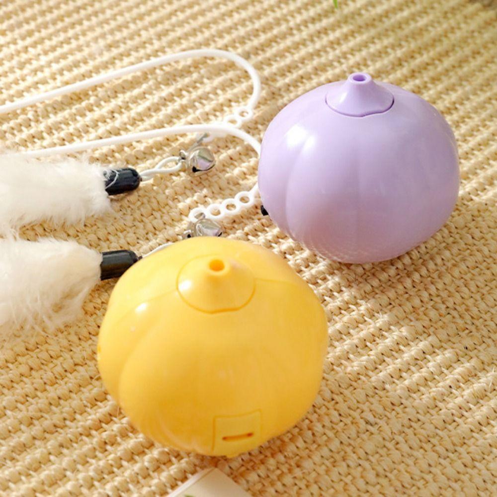 Creative Cat Tumbler Toy 360-degree Rotation Onion Design Cat Infrared Interactive Toy Detachable Bite-resistant