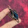 Labradorite Pendant Copper Wire Wrapped Gemstone Pendant Copper Jewelry Handmade Pendant Bull Face Shape Pendant Wire Wrap Jewelry for Gifts