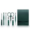 2023 New 7Pcs Portable Luxury Manicure Sets Pedicure Kits Colour Nail Clipper Set Personal Care Tools Eyebrow Scissors