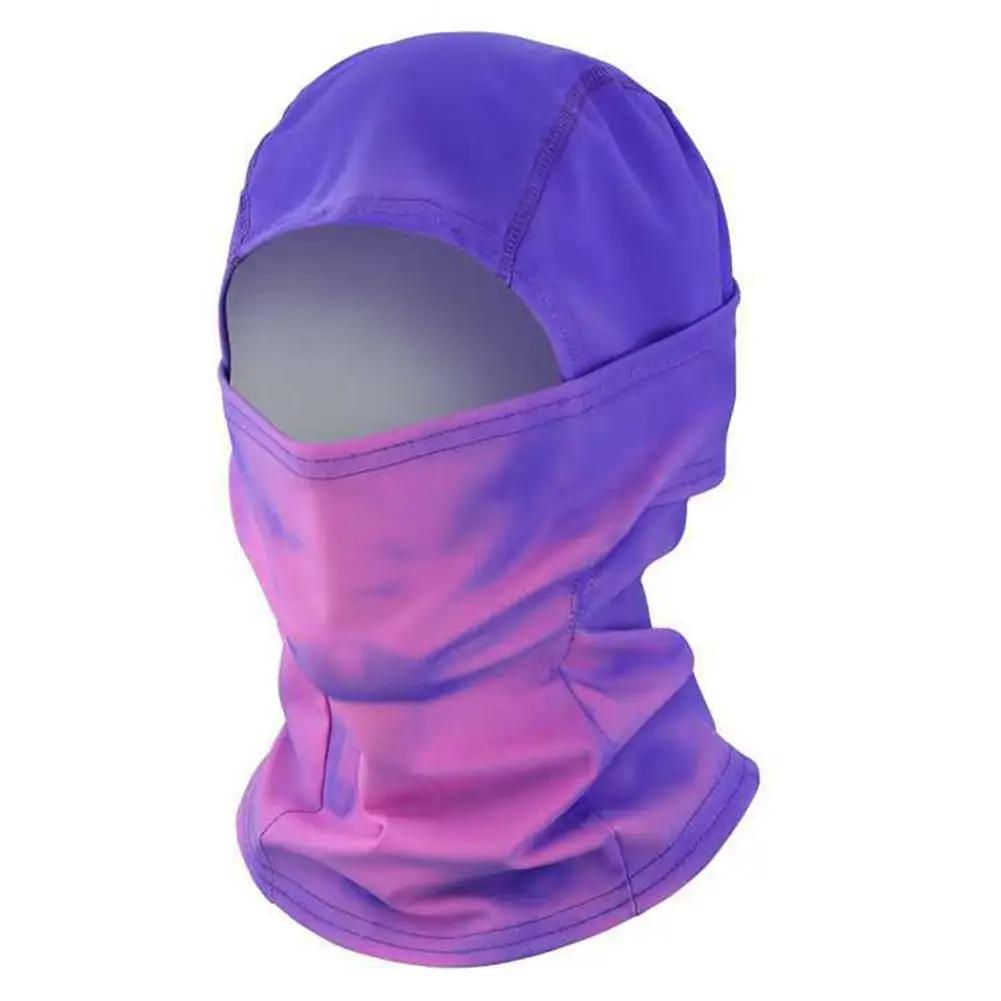 Heat Reactive Balaclava Temperature Sensitive Color Change Ski Mask Full Head Wrap Motorcycle For Hiking Cycling Women Men