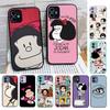 Popular Cartoon M-Mafalda Phone Cases For IPhone 16 15 14 Plus 13 12 11 Pro Max Matte Oft Bumper Phone Cover