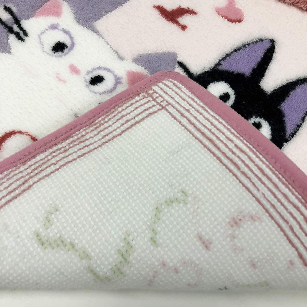 Delivery Service Toilet Mat Set Toilet Seat Cover Standard Size Toilet Mat Slippers Paper Holder A Date with Jiji Kiki's 4-Piece (Washable + + +