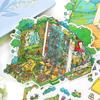 Kawaii 3D Cartoon Style Wardrobe House Miniature Scene Stickers DIY Handmade Stacking Creative Fun Scrapbook Stickers