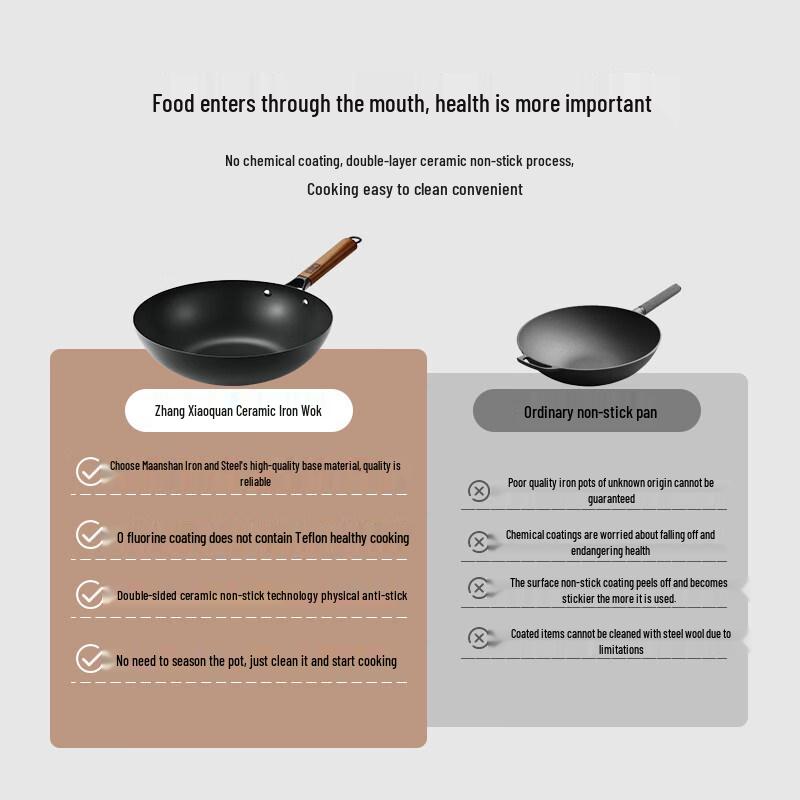 Zhang Xiaoquan Universal Non-stick Iron Wok