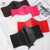 Women's Corset Body Shapewear Sexy Wide Leather Belt Cummerbunds Strap Belts for Women High Waist Slimming Corsets and Bustiers