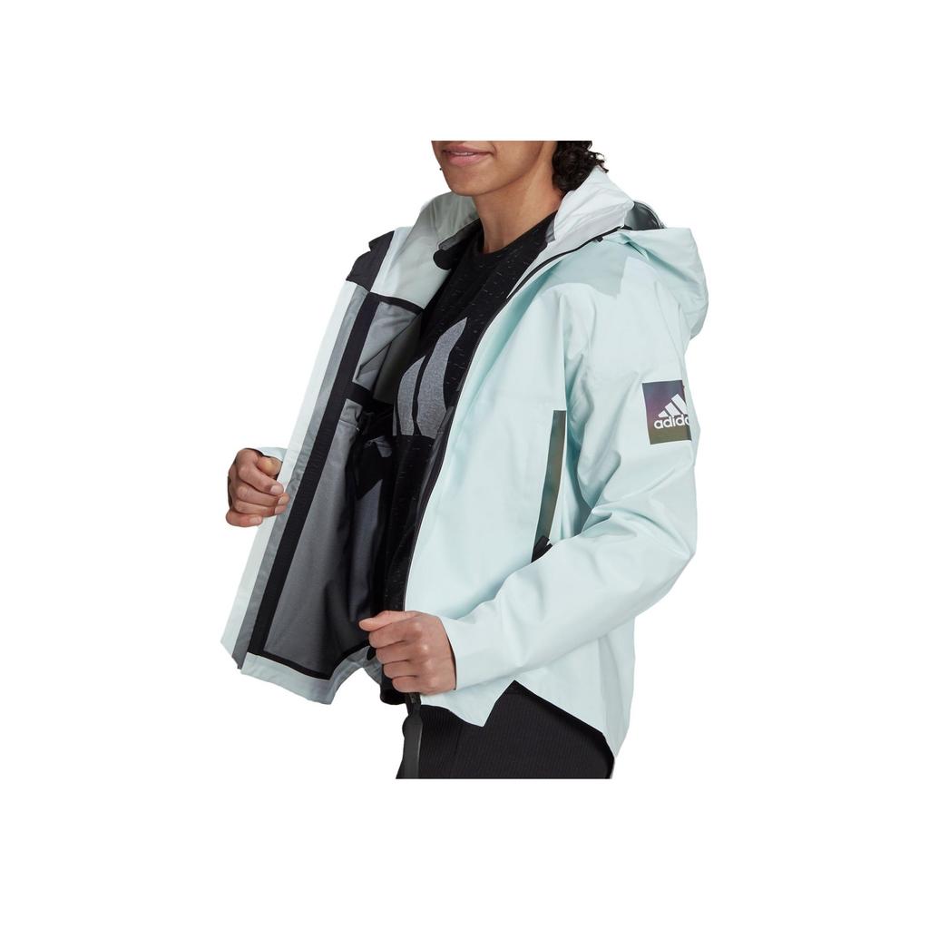 adidas Lässige Mode Sport Winddichtes Training Langarmjacke Damenjacken Hellblau GT6581