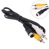 1Pc For Sega  2/3 Av Rca Connection Cord Wire For Sega  Ii/Md 1.5M 3Pin Game Audio Video Av Stereo Composite Cable