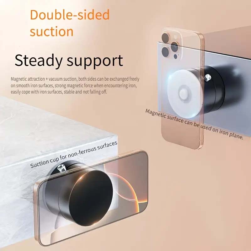 Vakuum-Magnet-Saugnapf, klappbarer Schwenkständer, doppelseitiger Saugnapf für universellen Vakuum-Schwenkständer, Handyhalter