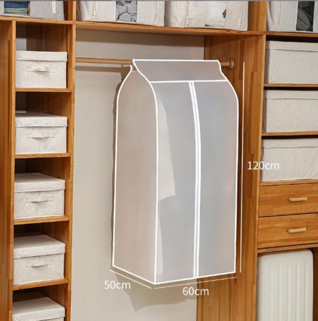 Clothing Cover, Garment Cover,Fully Enclosed Thickened Bag For Down Clothing, Transparent