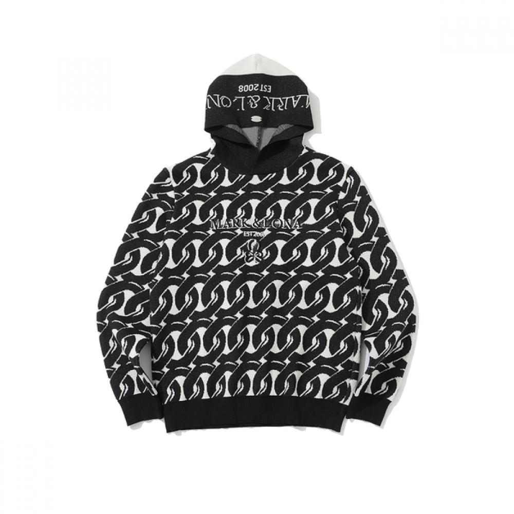 Mark   Lona M Gn Pattern Jqd Hoodie  ls1ib03M 