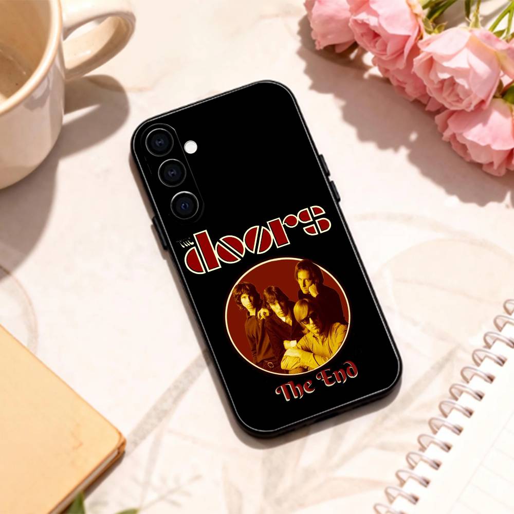 Psychedelic Rock The Doors   Phone Case For Samsung Galaxy A73,A72,A71,A70,A53,A52,A51,Others Soft Black Shell