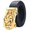 Elegant High-End Automatic Buckle Leather Belt – Versatile European & American Style for Men