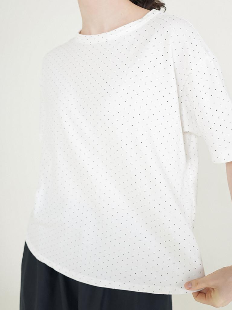 CHIQUITA Rouge T-Sleeve (Dot) Black 252602Obk