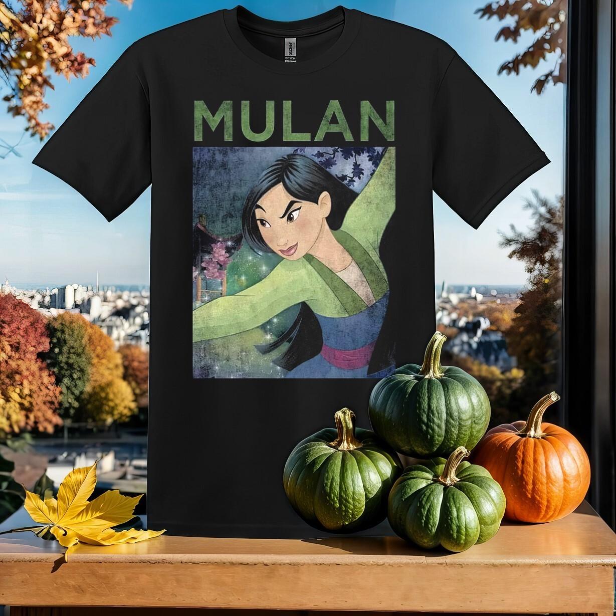 Retro Mulan Shirt, Mulan Princess T-Shirt Mens Womens Tees Top T Shirt Mens Womens Tees Top Men Women Unisex Tshirt SY666 4XL